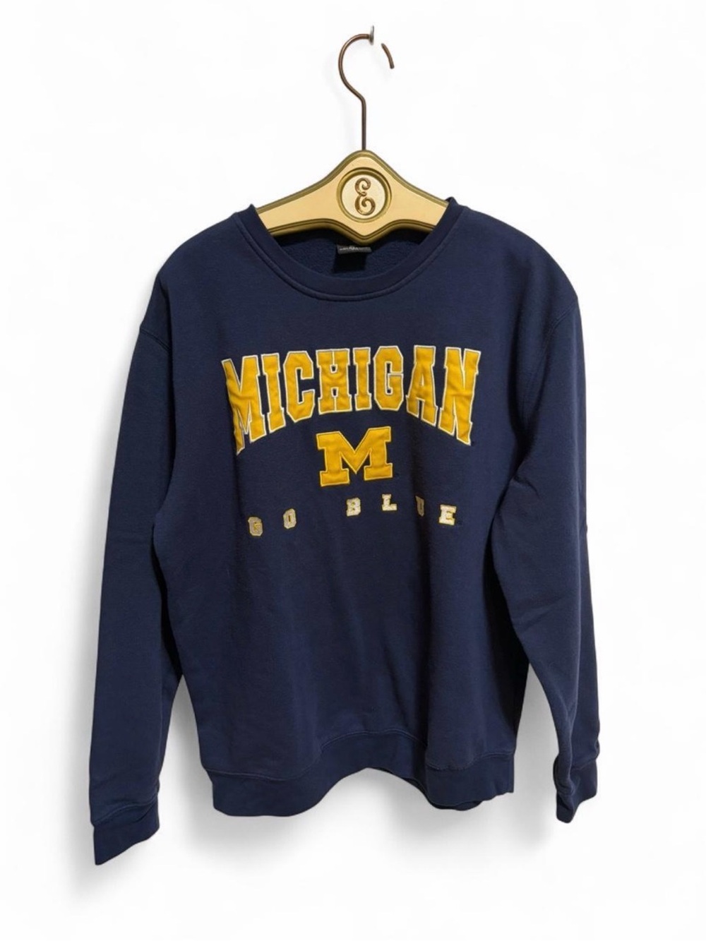 University of Michigan Navy Crewneck Sweatshirt - Go Blue